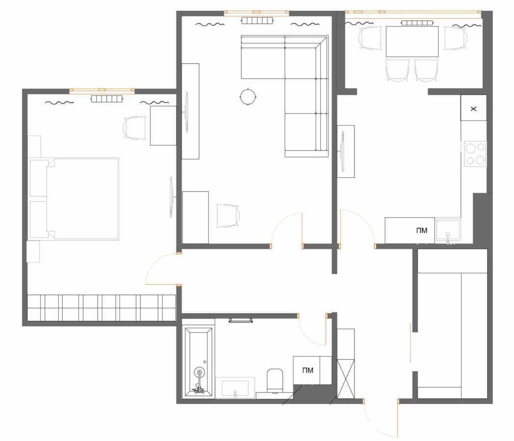 Оренда 2-кімнатної квартири 75 м², Балтійський пров., 3