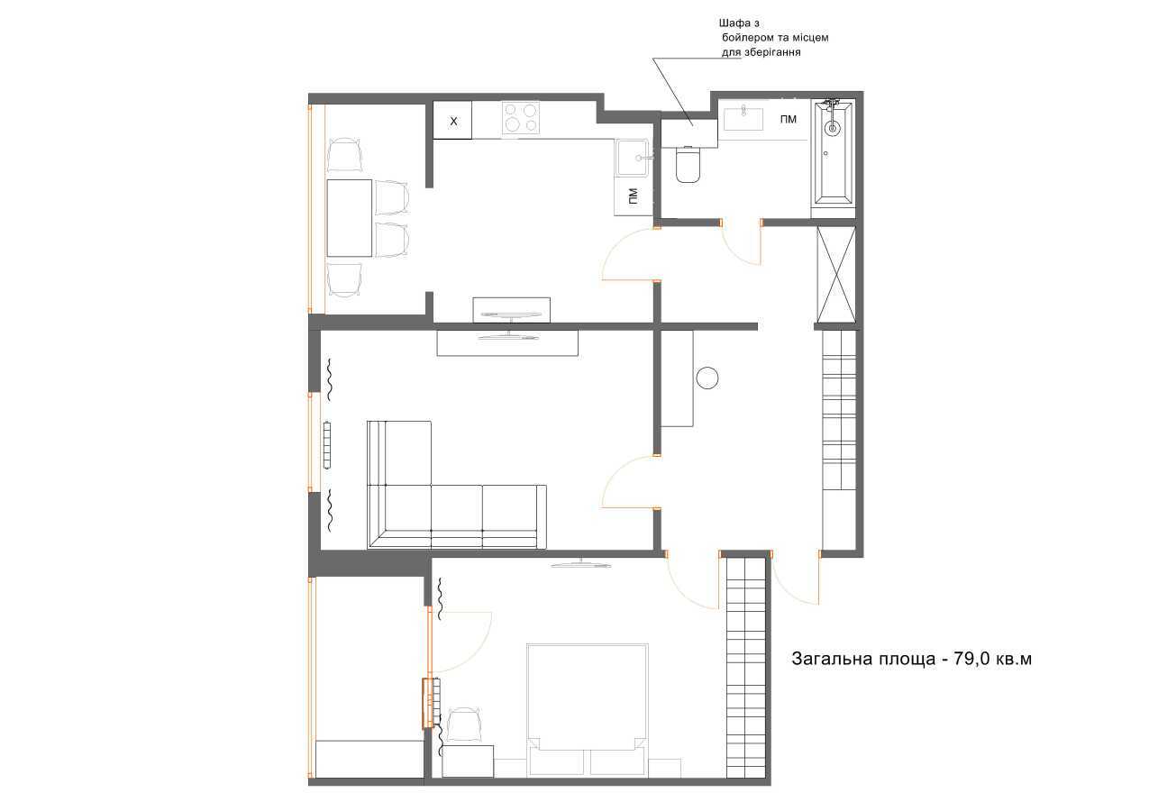 Оренда 2-кімнатної квартири 75 м², Балтійський пров., 3