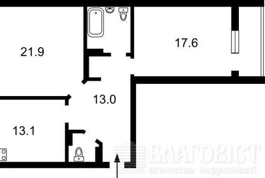 Продажа 2-комнатной квартиры 48.8 м², Геофизиков ул., 1