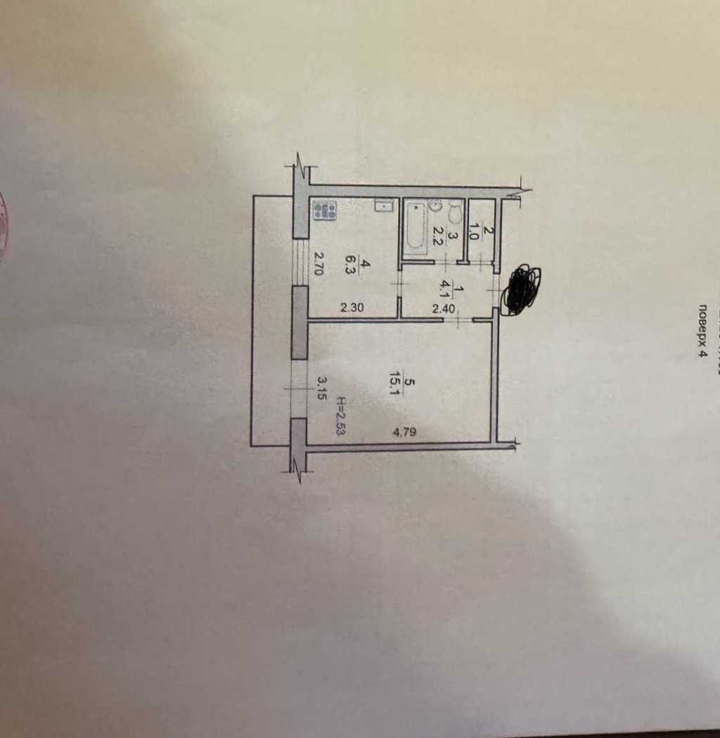 Продажа 1-комнатной квартиры 30.62 м², Андрея Малышко ул., 27