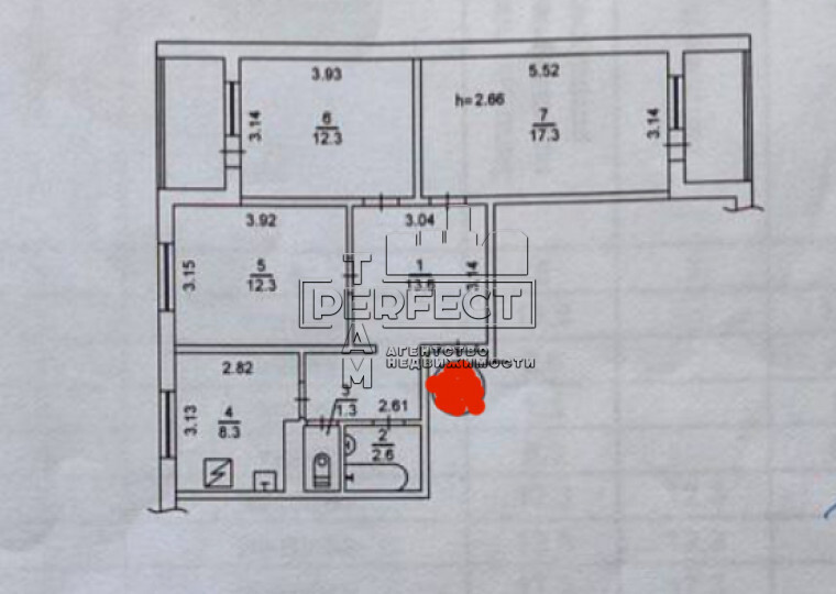 Продажа 3-комнатной квартиры 76 м², Николая Закревского ул., 29Б