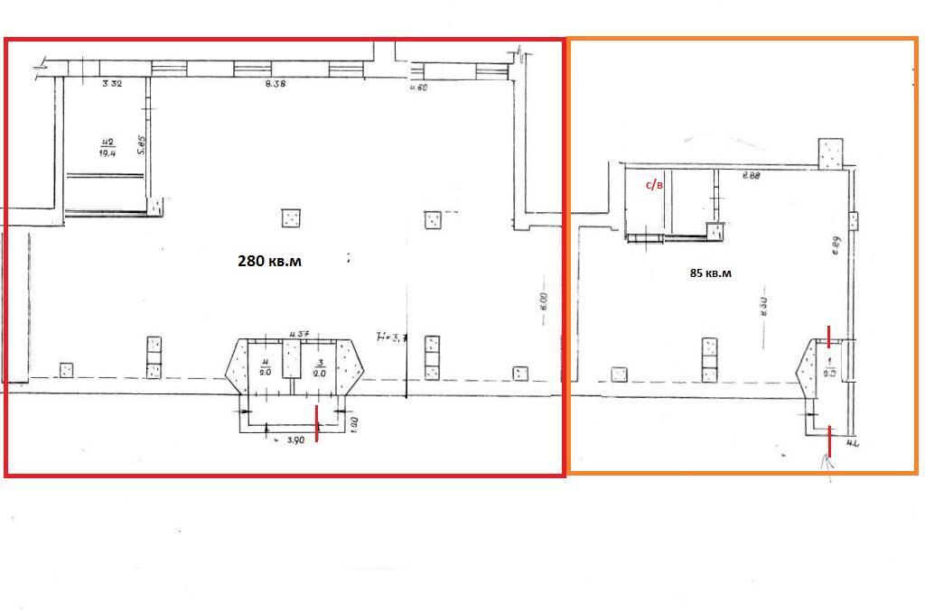Оренда торговельного приміщення 300 м², Гагаріна просп.