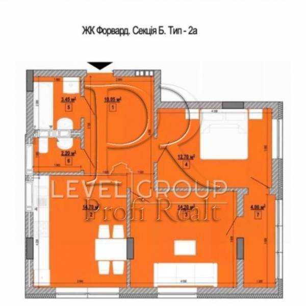 Продажа 2-комнатной квартиры 64 м², Маршала Рыбалко ул., 5А