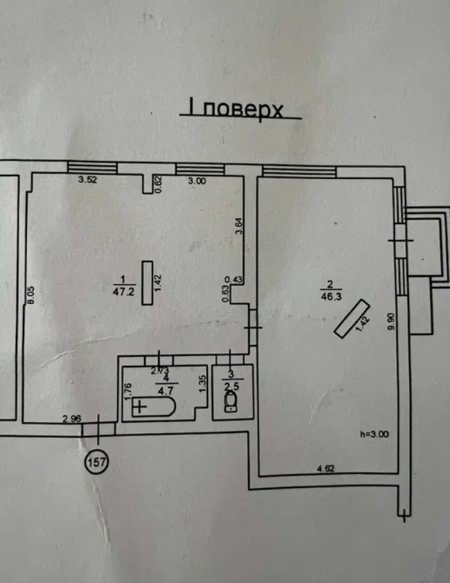 Оренда приміщення вільного призначення 101 м², Французский бул.