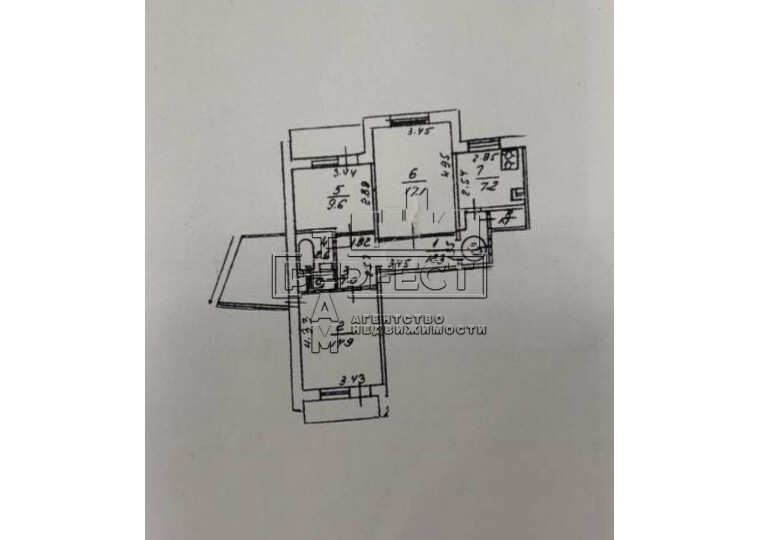 Продажа 3-комнатной квартиры 85 м², Боровая (Красный Хутор) ул., Калины (Маяковского) 21 (проспект)