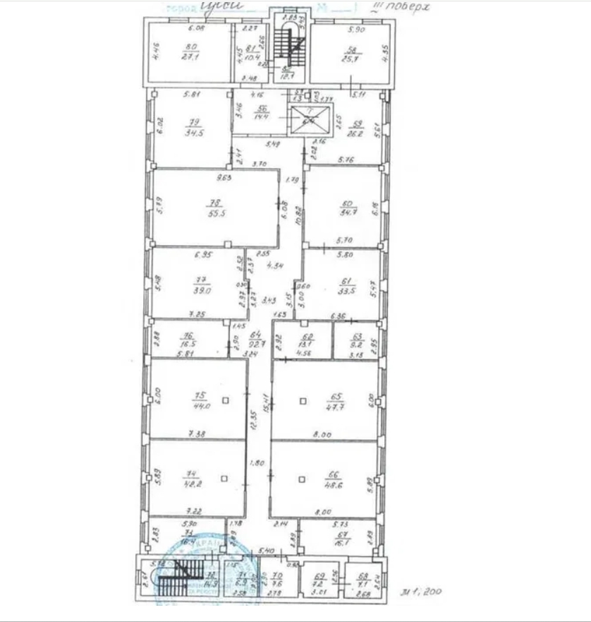 Аренда офиса 710 м², Столбовая ул.