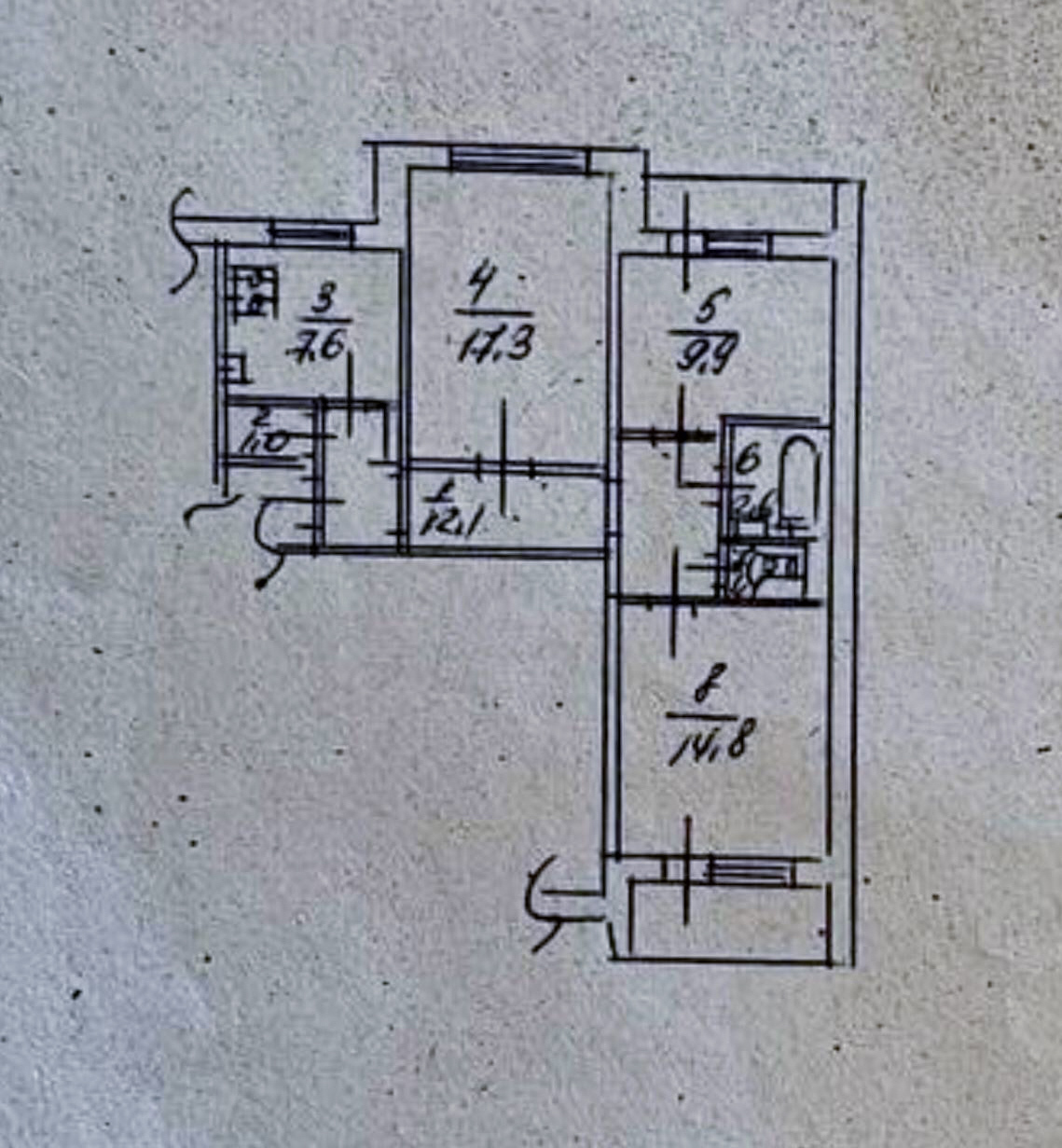 Продаж 3-кімнатної квартири 67 м², Райдужна вул., 17