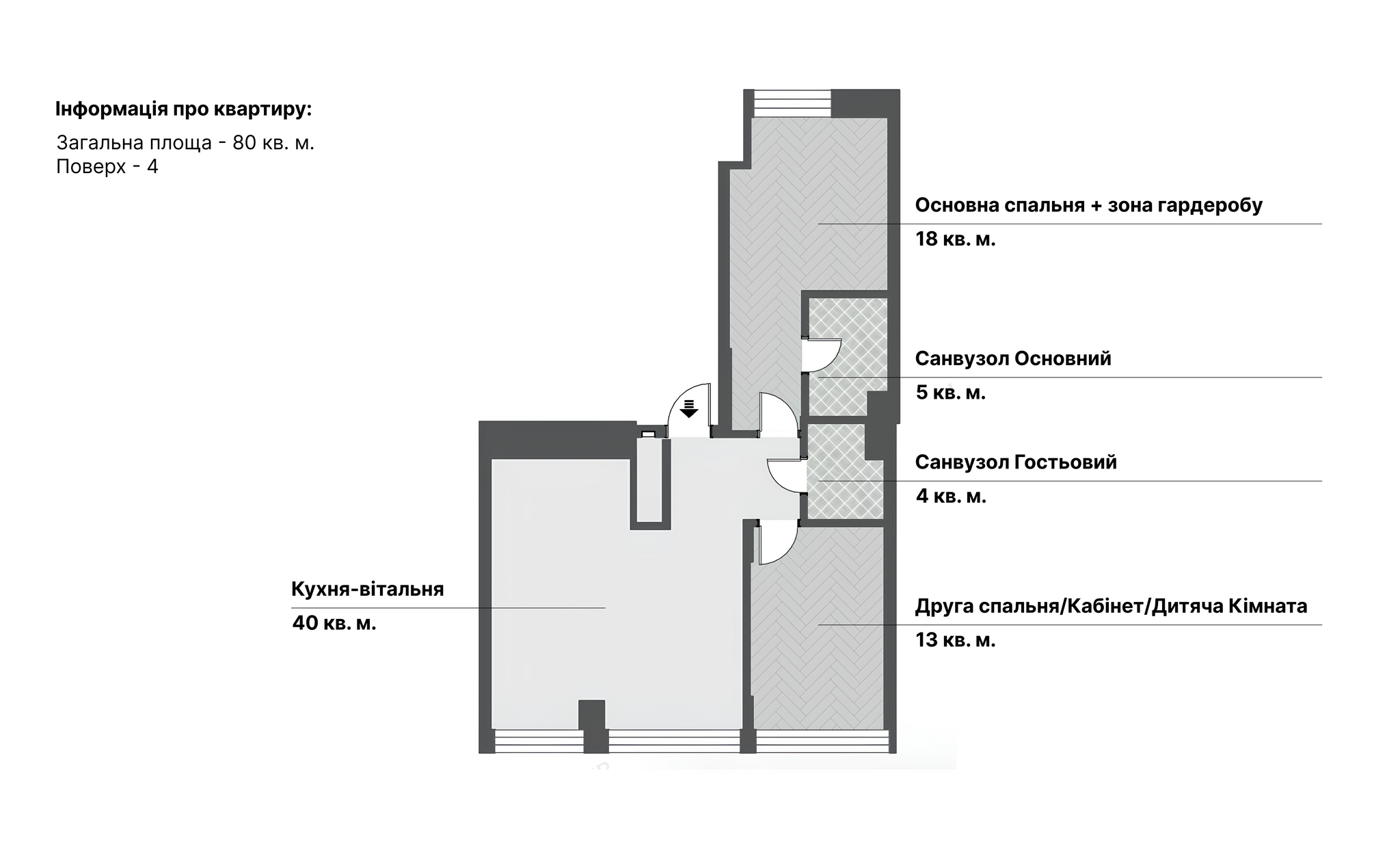 Оренда 3-кімнатної квартири 80 м², Сім`Ї Хохлових вул., 8Б