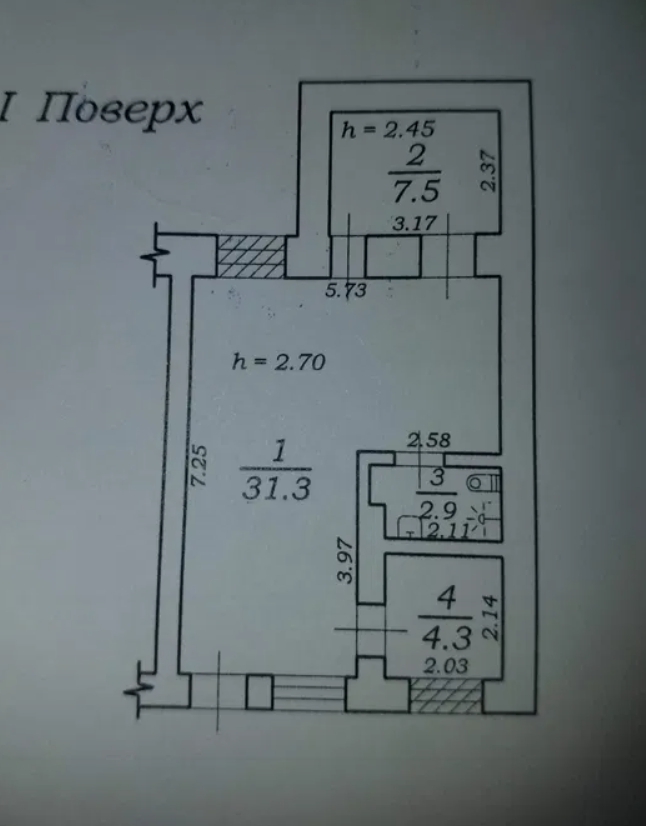 Оренда торговельного приміщення 46 м², Хмельницкого Богдана вул.