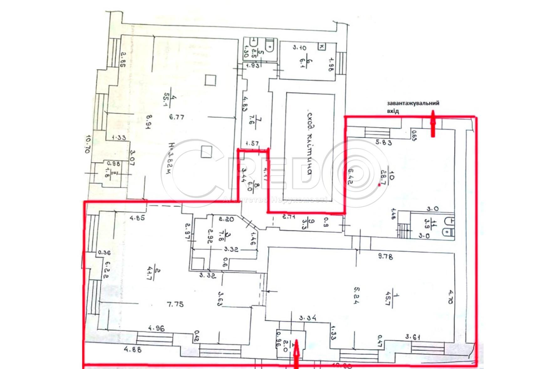Оренда торговельного приміщення 140 м², Сергія Колачевського вул.