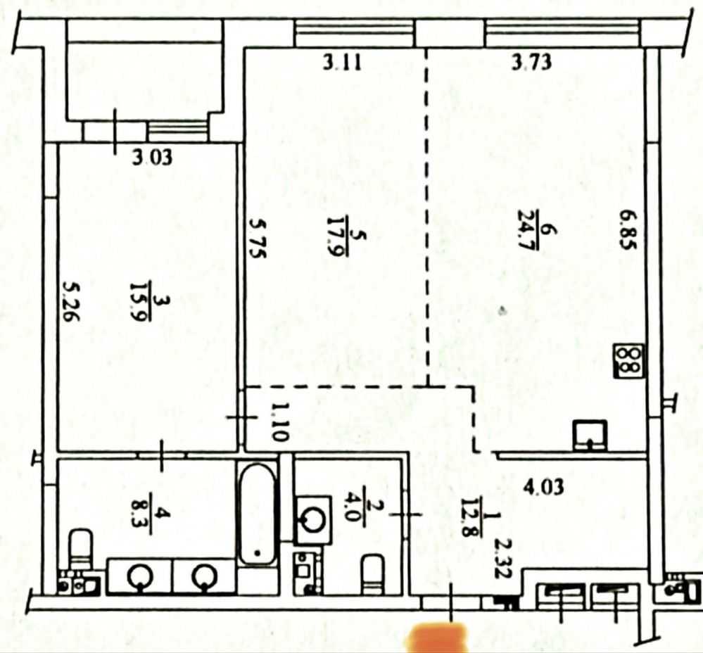 Продаж 2-кімнатної квартири 85.3 м², Івана Федорова вул., 2а