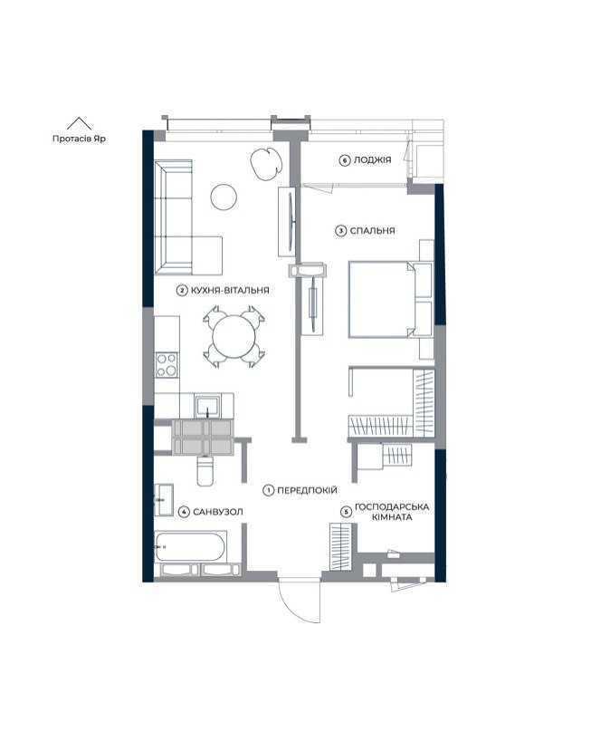 Продажа 1-комнатной квартиры 55 м², Владимира Антоновича ул., 136