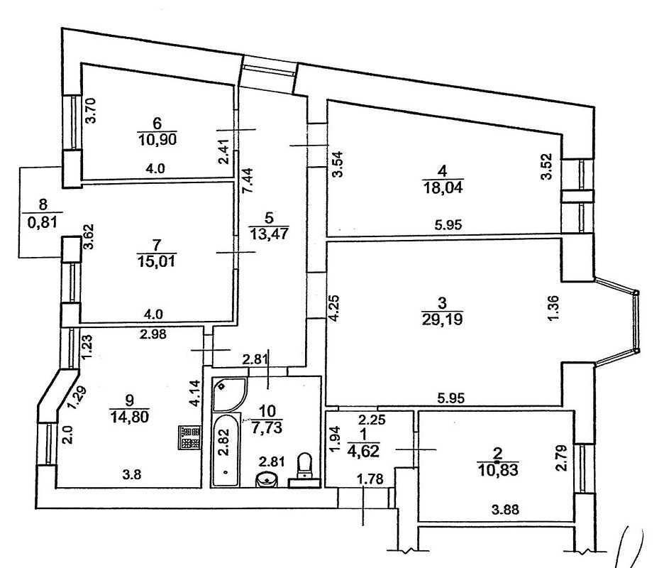 Продажа 5-комнатной квартиры 126 м², Сечевых Стрельцов ул., 58/2