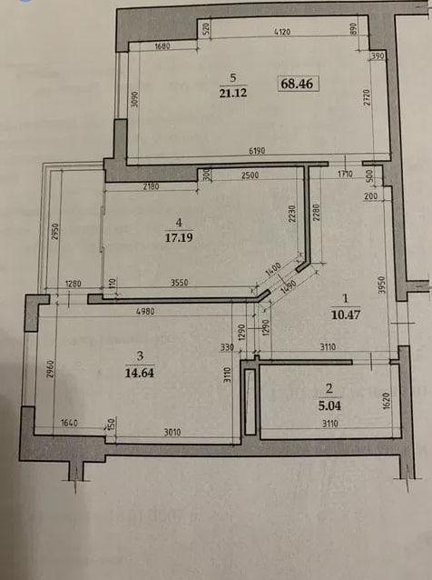 Продаж 2-кімнатної квартири 69 м², Райдужна вул.