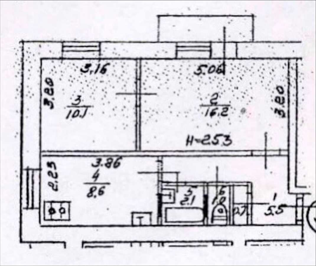 Продажа 2-комнатной квартиры 45 м², Константиновская ул., 43