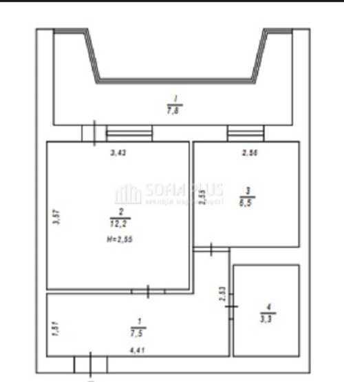 Продажа 1-комнатной квартиры 37.3 м², Николая Ушакова ул., 16А