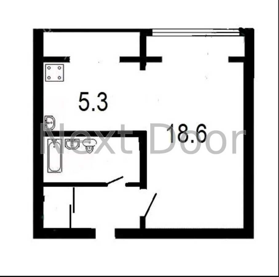 Продажа 1-комнатной квартиры 32.8 м², Татарская ул., 36/5