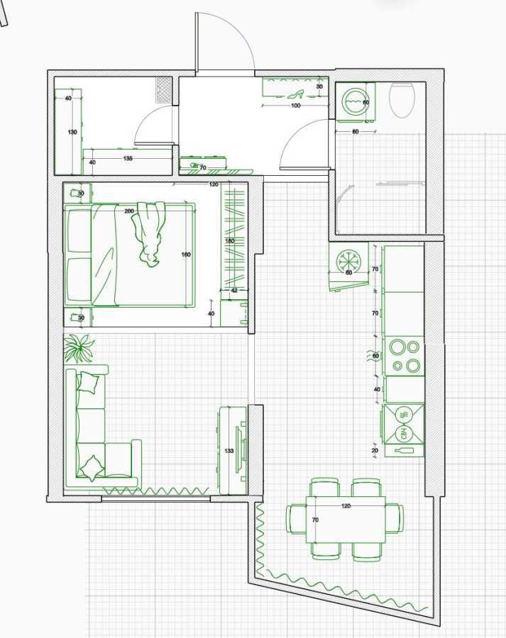 Продаж 1-кімнатної квартири 41 м², Кадетський Гай вул., 10