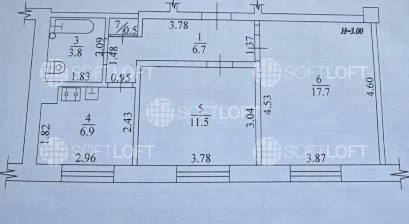 Продаж 2-кімнатної квартири 47.1 м²