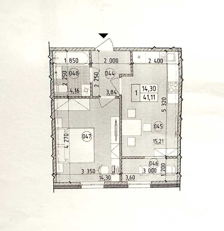 Продажа 1-комнатной квартиры 41 м², Михаила Максимовича ул., 26В