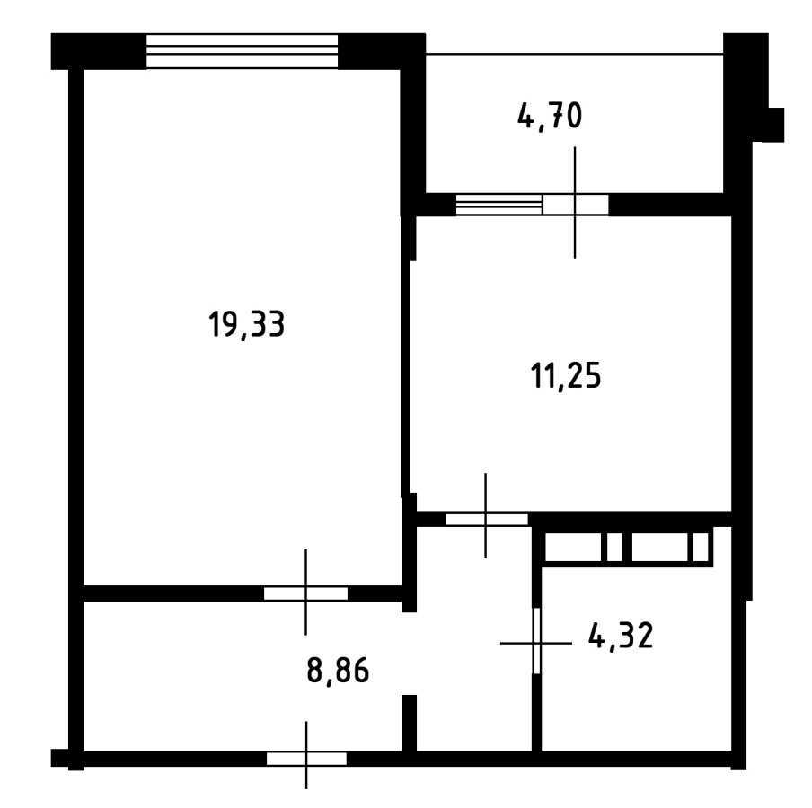 Продажа 1-комнатной квартиры 48.5 м², Ревуцкого ул., 54Б