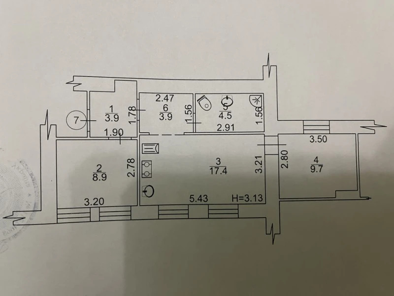 Продаж 2-кімнатної квартири 48 м²