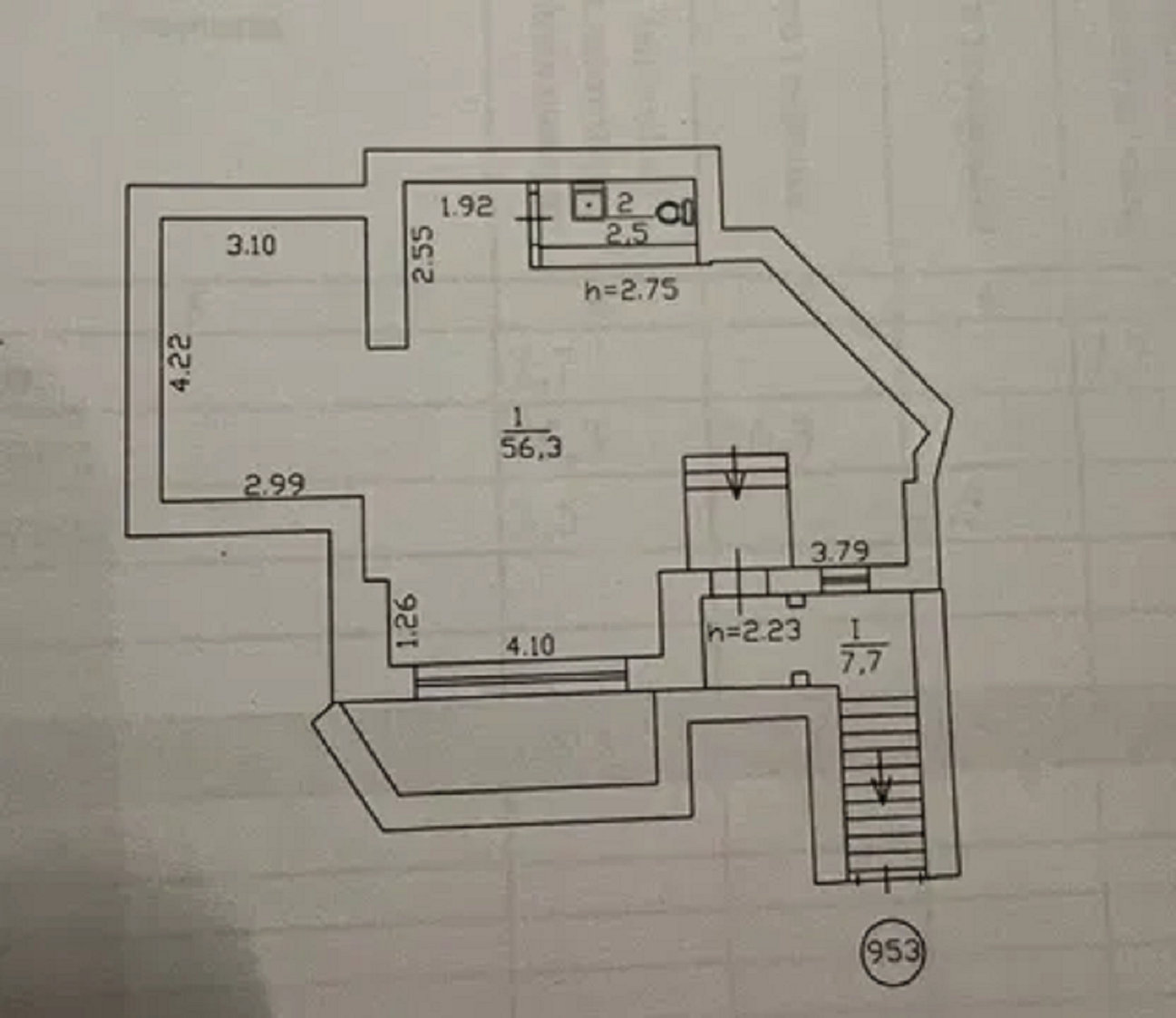 Аренда офиса 64 м², Срибнокильская ул., 1