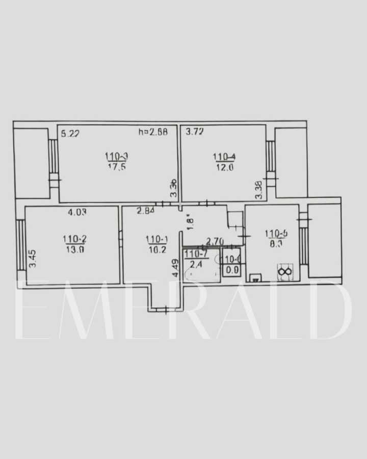 Продаж 3-кімнатної квартири 84.1 м², Миколи Закревського вул., 33