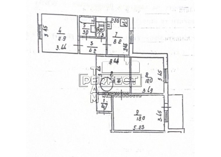 Продажа 3-комнатной квартиры 74 м², Петра Григоренко просп., 7А