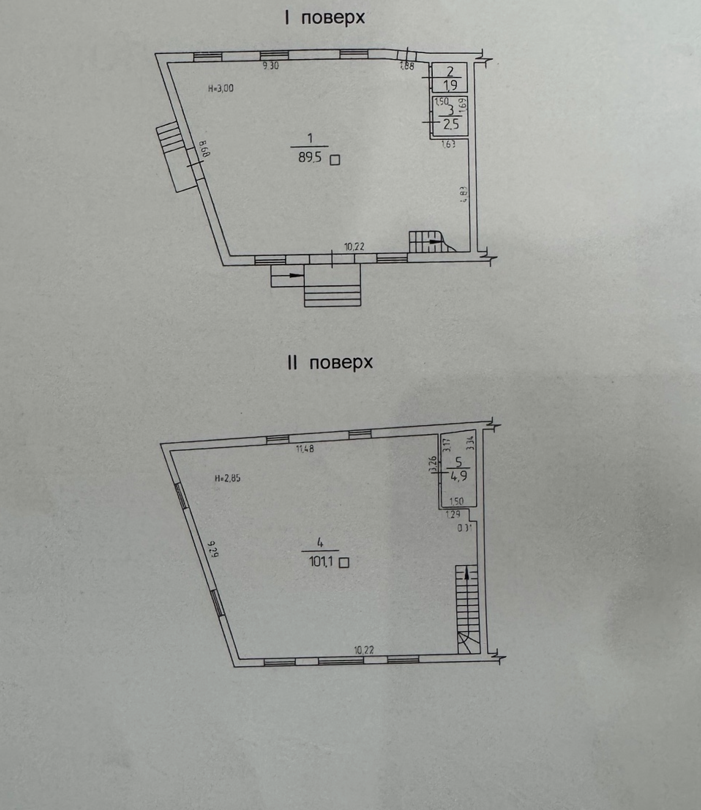 Оренда приміщення вільного призначення 300 м², Раскидайловская вул.