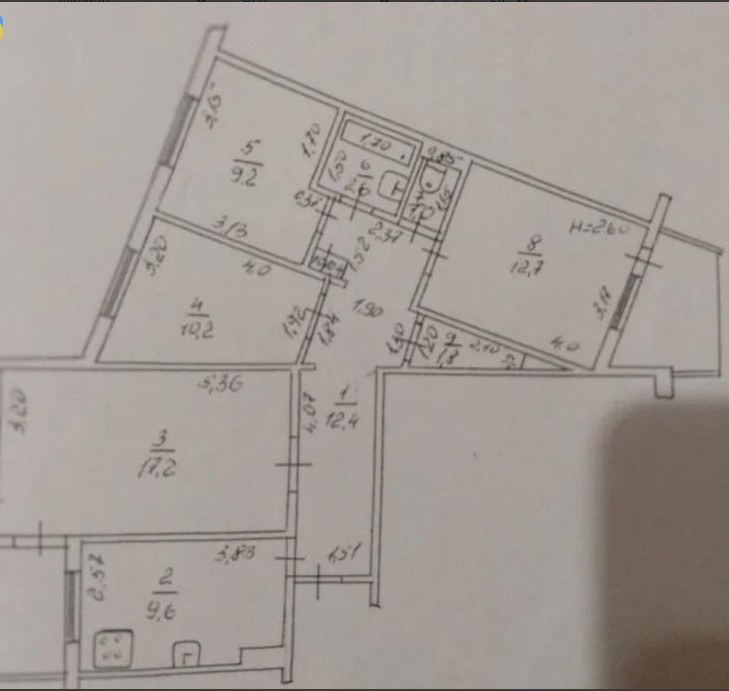 Продажа 4-комнатной квартиры 80 м², Академика Королева ул.