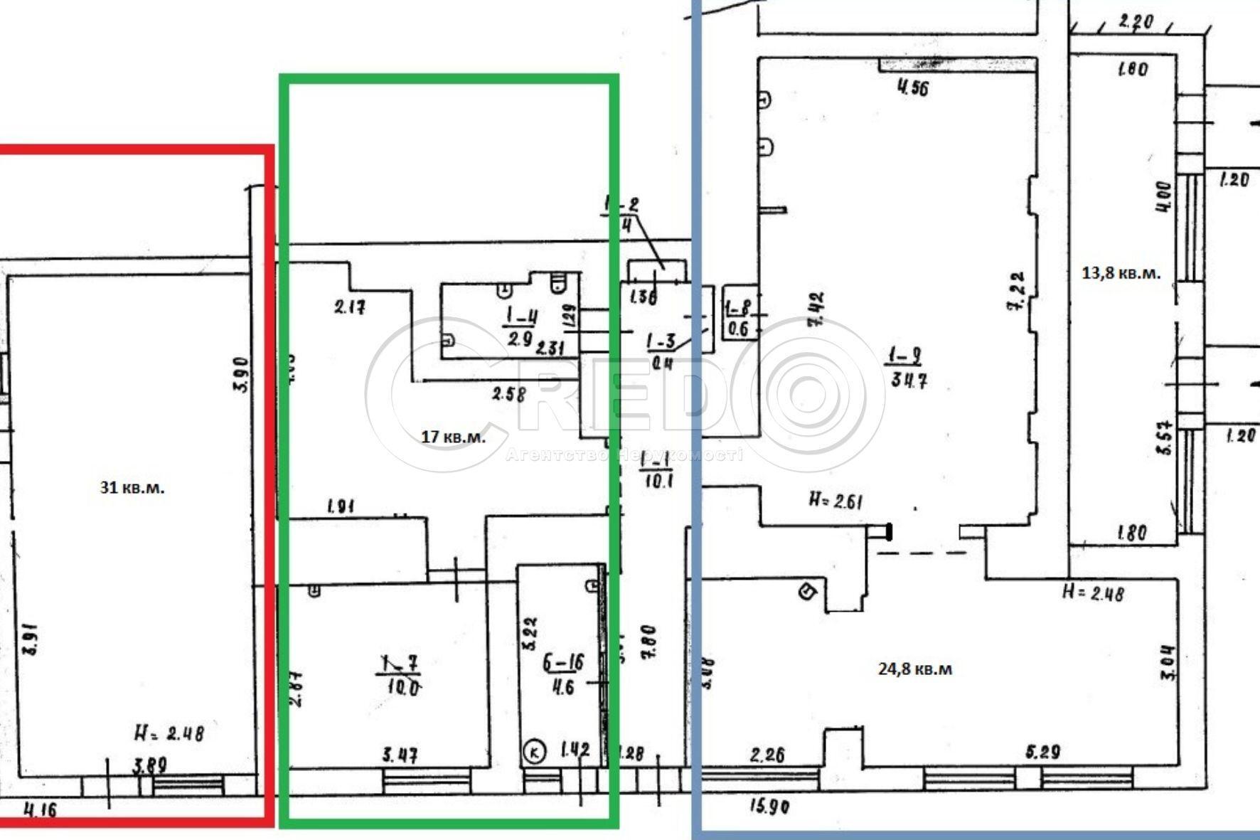 Оренда торговельного приміщення 148 м², Соборності вул.