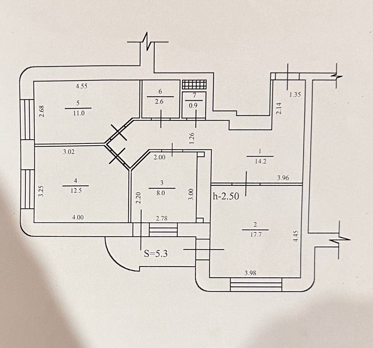 Продажа 3-комнатной квартиры 72.2 м², Интернационалистов ул.