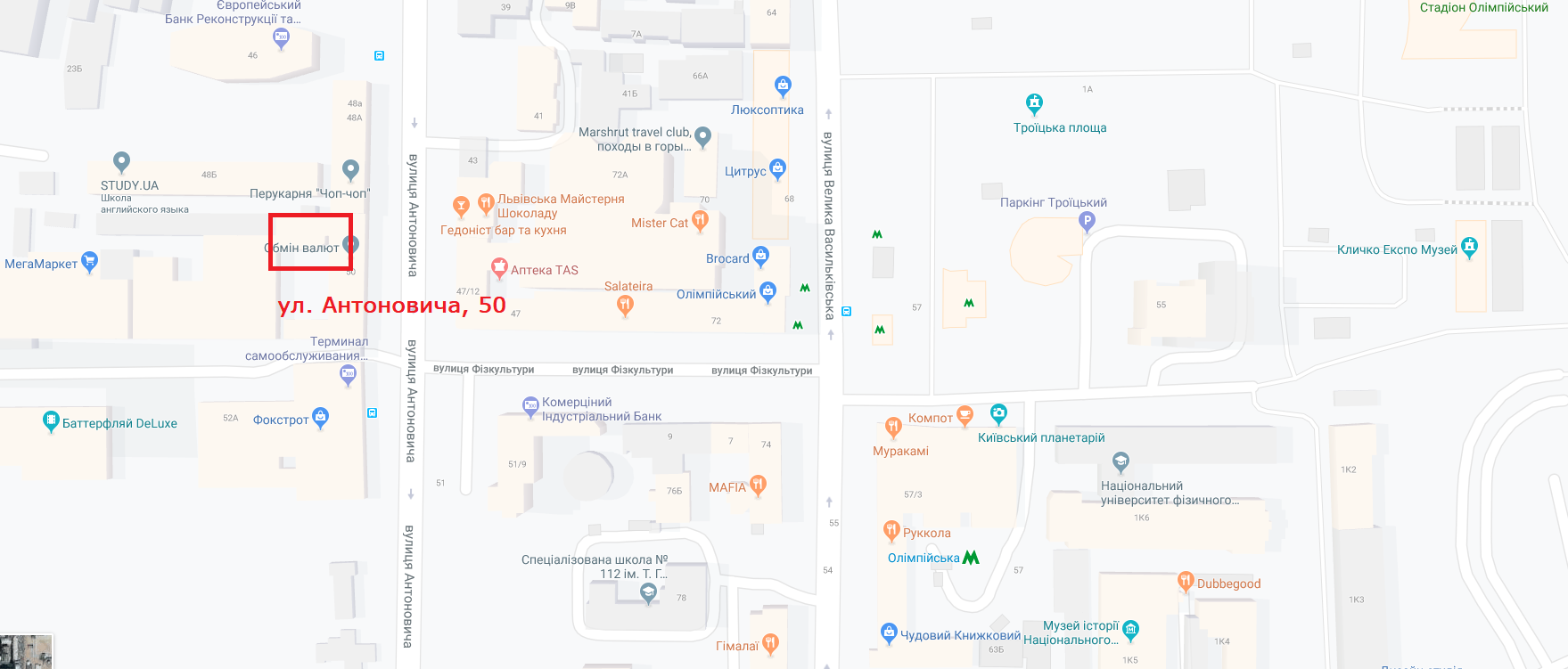 Оренда торговельного приміщення 1352 м², Володимира Антоновича вул., 50