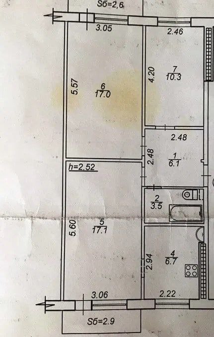 Продаж 3-кімнатної квартири 63 м², Бельгійська вул.