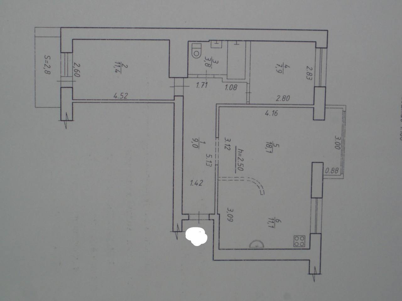 Продажа 3-комнатной квартиры 64 м², Катерины Зеленко ул.