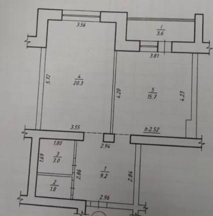 Продажа 1-комнатной квартиры 53.6 м², Герасима Кондратьева ул.