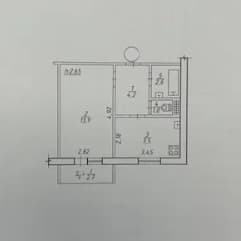 Продажа 1-комнатной квартиры 31 м², Мира ул.