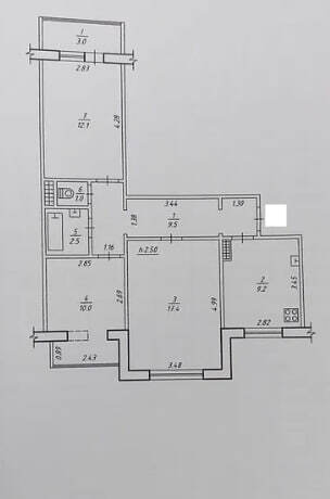 Продажа 3-комнатной квартиры 64.7 м², Ковпака ул.