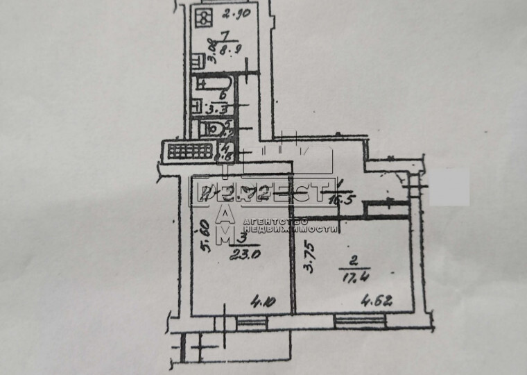 Продажа 2-комнатной квартиры 72 м², Леси Украинки ул., 24