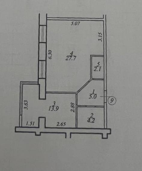 Продажа 2-комнатной квартиры 53 м², Запорожское шоссе