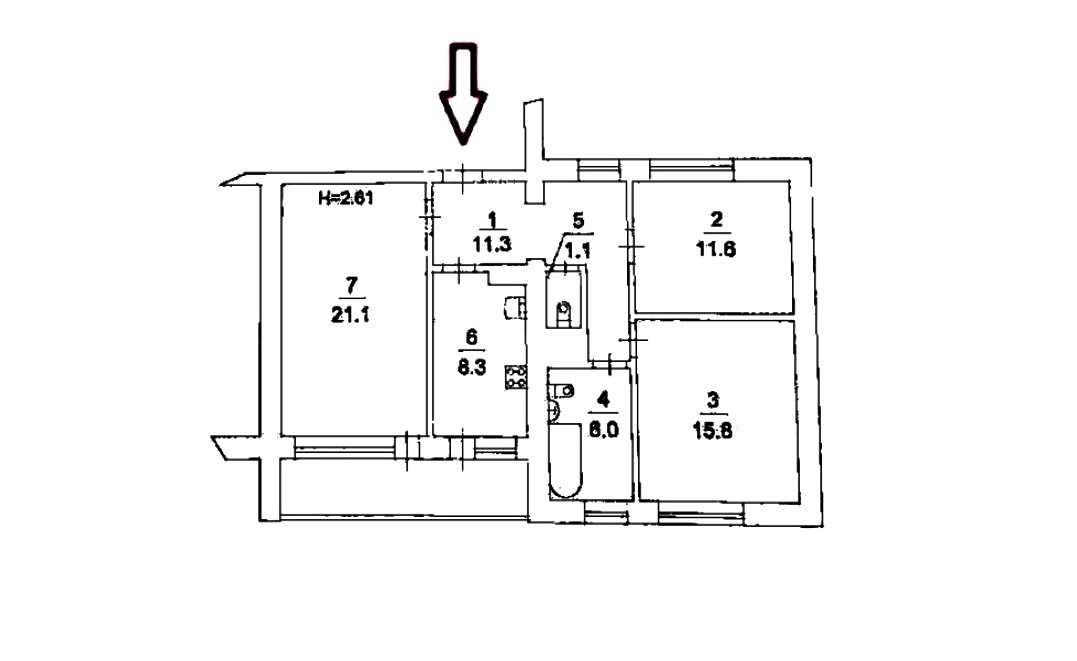 Аренда 3-комнатной квартиры 82 м², Михаила Омельяновича-Павленко ул., 13