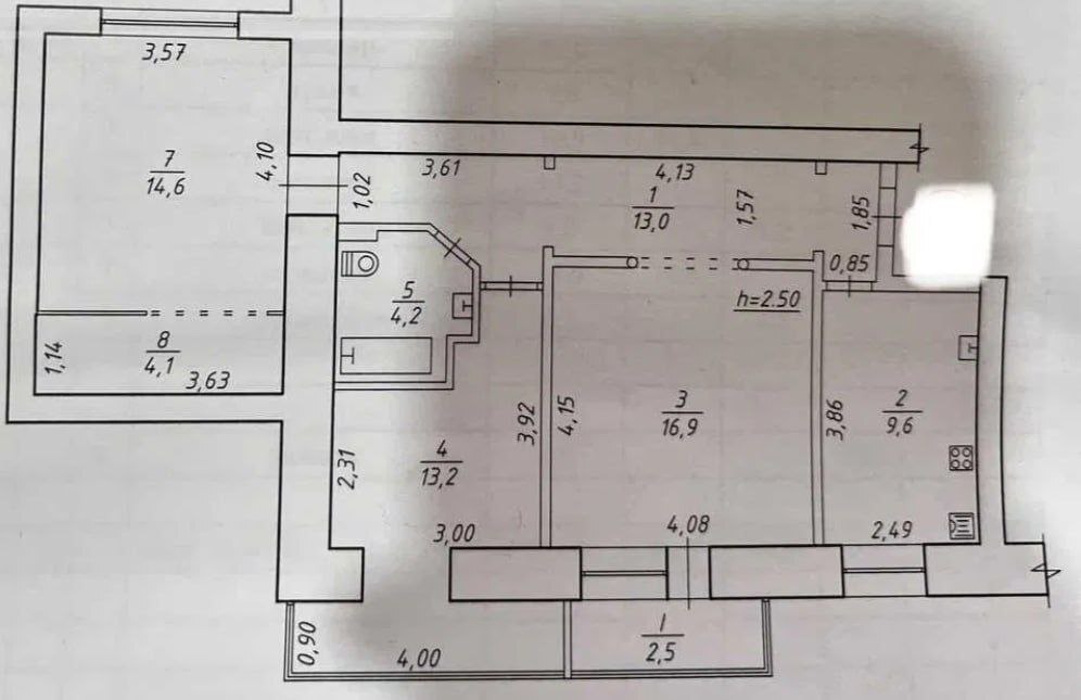 Продажа 3-комнатной квартиры 78 м², Героев Крут ул.