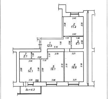 Продажа 3-комнатной квартиры 84 м², Ковпака ул.