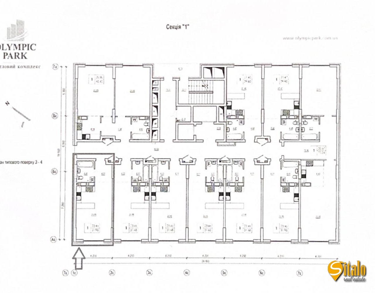 Продажа 1-комнатной квартиры 32 м², Харьковское шоссе, 210