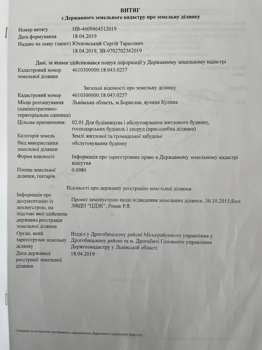 Продаж ділянки під індивідуальне житлове будівництво 10 соток