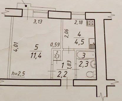 Продаж 1-кімнатної квартири 20.4 м², 3-й Парковий про-д