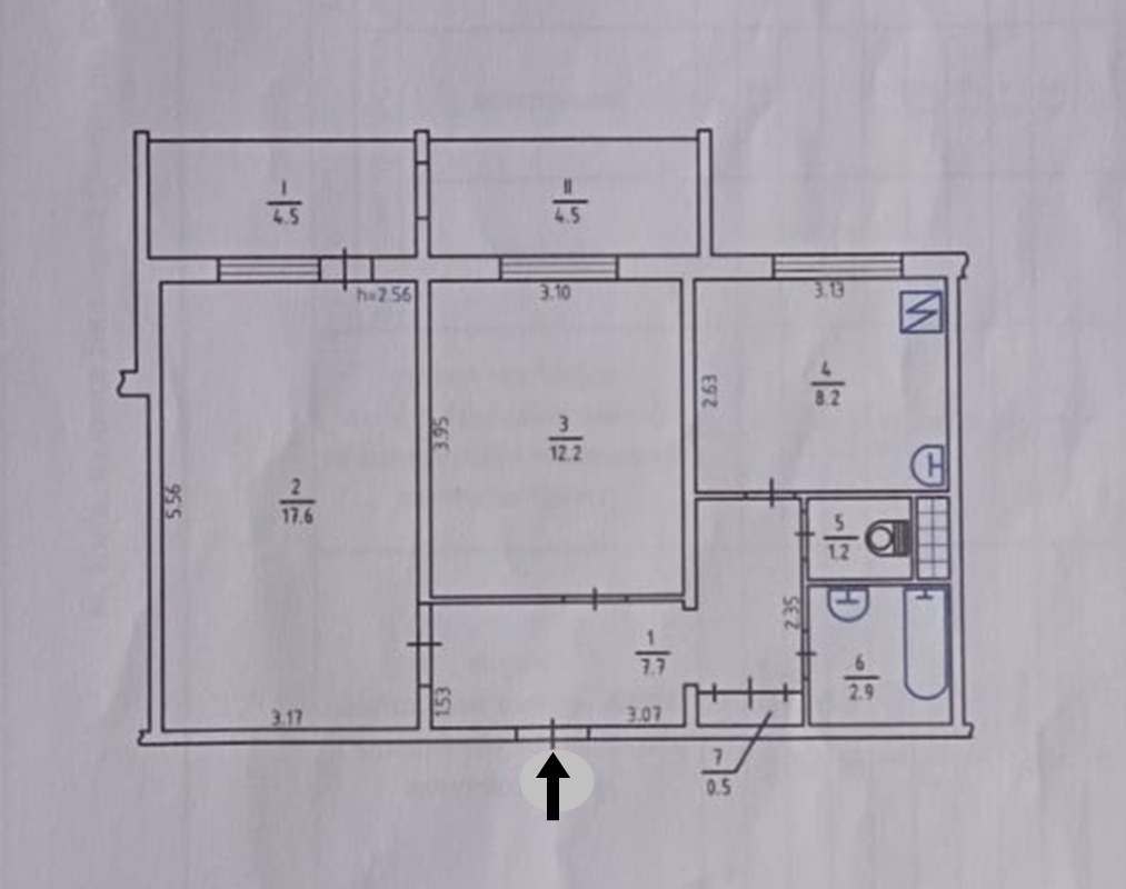 Продажа 2-комнатной квартиры 59 м², Оноре Де Бальзака ул., 88А