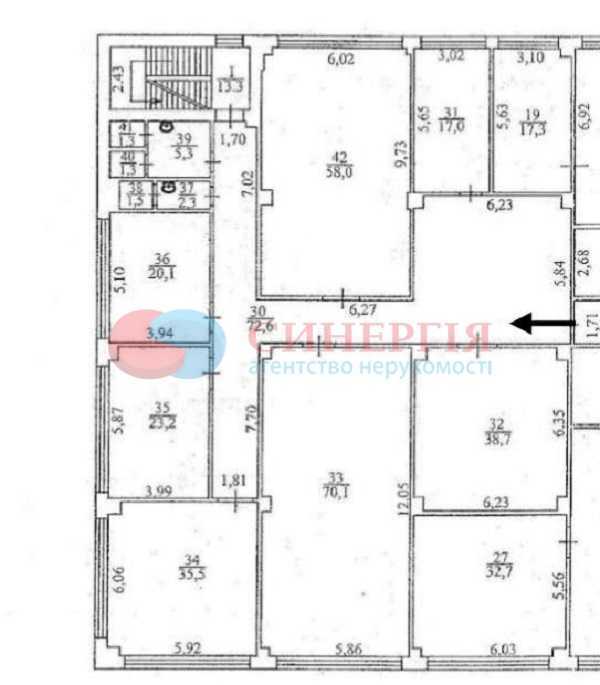 Оренда офісу 150 м², Митрополита Василя Липковського вул., Липківського