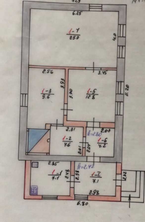 Продаж будинку 71 м², Ватутина Генерала, 21